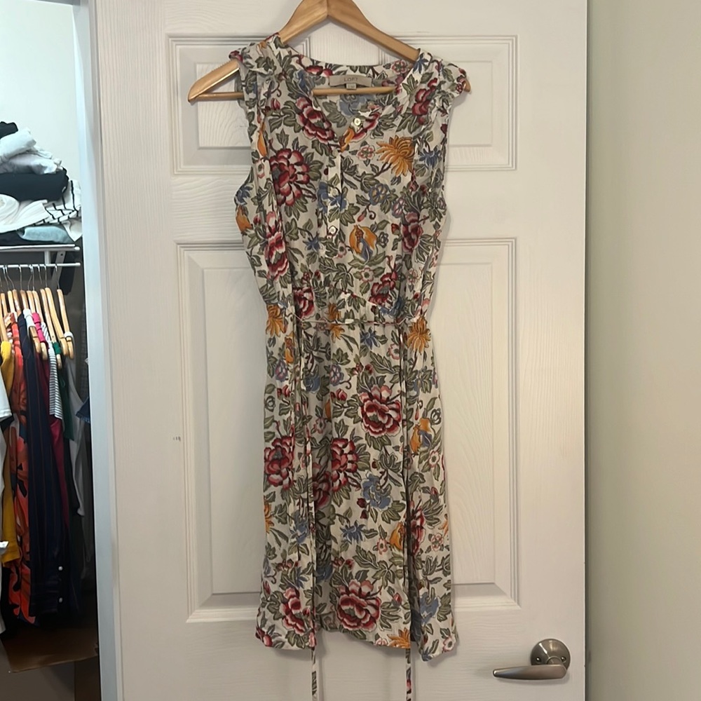 Spring floral dress from Loft